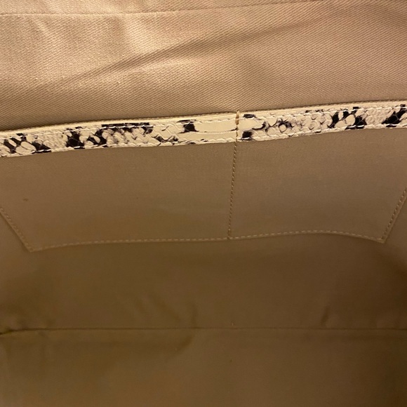 Versace Collection Chain Handle Snake Embossed Leather Shoulder Bag, NWT $700 - Picture 9 of 16